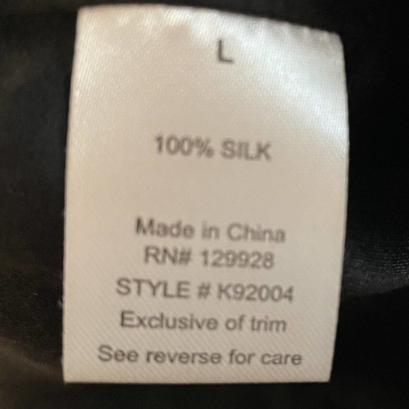 Modcloth Knitted Dove Large Silk Ragged Ruffle Dress Black Sleeveless Re… - Picture 7 of 8